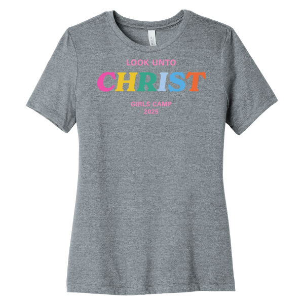 Christ 2 - lighter colors - Women's Relaxed CVC Tee Thumbnail