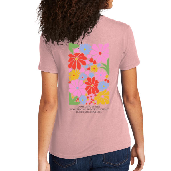 Flower Scripture - Women's Cotton Tee Thumbnail