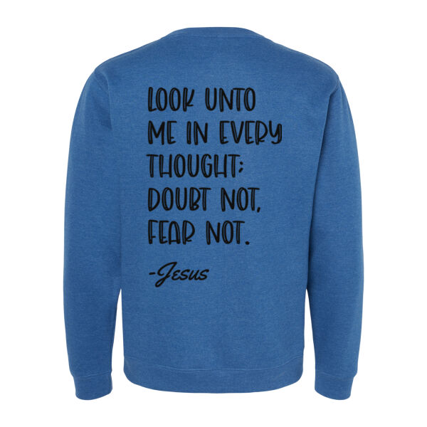 2025 Theme Scripture - one color - Midweight Crewneck Sweatshirt Thumbnail