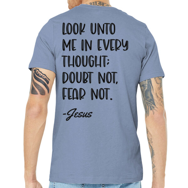 2025 Theme Scripture - one color - Unisex Heather CVC Short Sleeve Tee Thumbnail