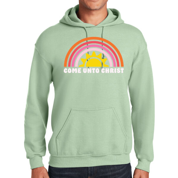 Christ Bold Sun - Heavy Blend Hooded Sweatshirt Thumbnail