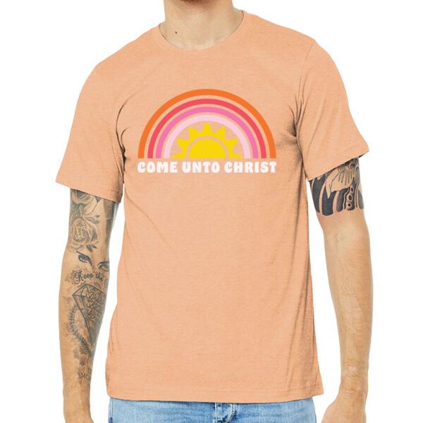 Christ Bold Sun - Unisex Heather CVC Short Sleeve Tee Thumbnail