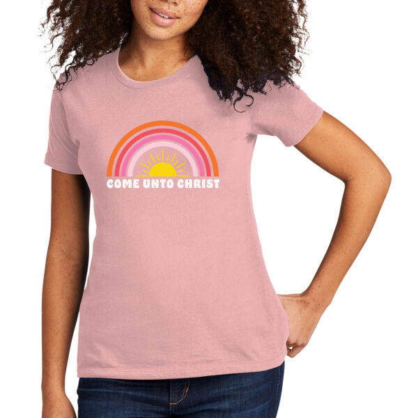 Christ Sun Rainbow - Women's Cotton Tee Thumbnail