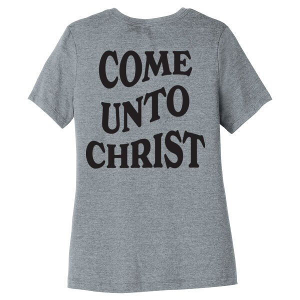 Come Unto Christ - Women's Relaxed CVC Tee Thumbnail