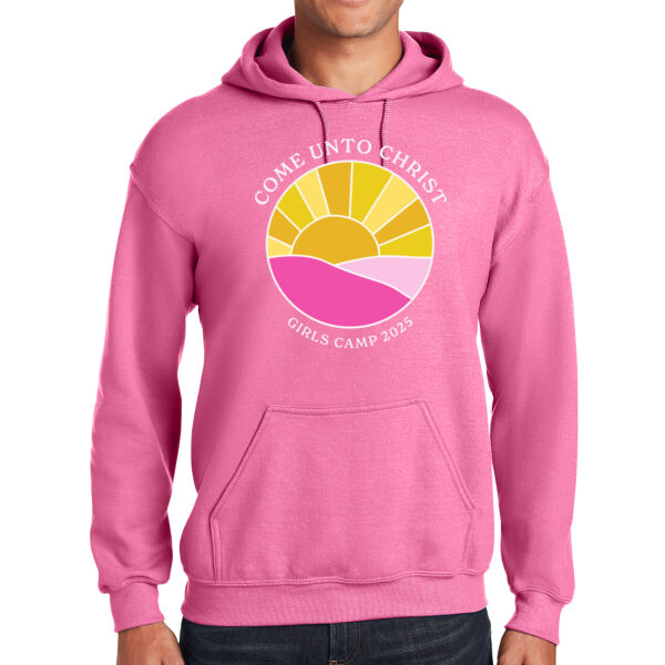 Sun Circle with Name - Heavy Blend Hooded Sweatshirt Thumbnail