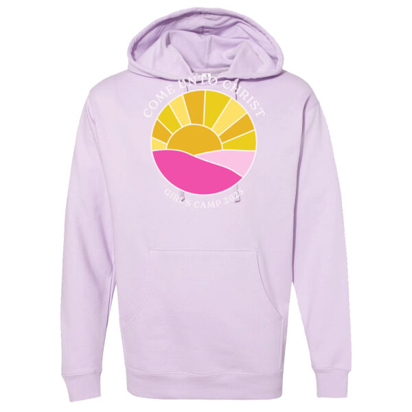 Sun Circle with Name - Midweight Hooded Sweatshirt Thumbnail