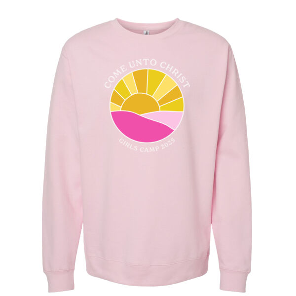 Sun Circle with Name - Midweight Crewneck Sweatshirt Thumbnail