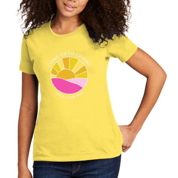 Sun Circle with Name - Women's Cotton Tee Thumbnail