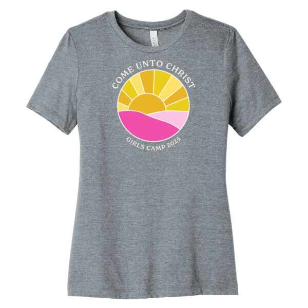 Sun Circle with Name - Women's Relaxed CVC Tee Thumbnail