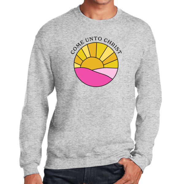 Sun Circle 1 - Heavy Blend Crewneck Sweatshirt Thumbnail