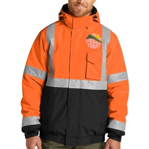 Ansi 107 Class 3 Economy Waterproof Insulated Bomber Jacket Thumbnail