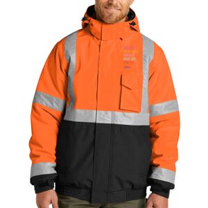 Ansi 107 Class 3 Economy Waterproof Insulated Bomber Jacket Thumbnail